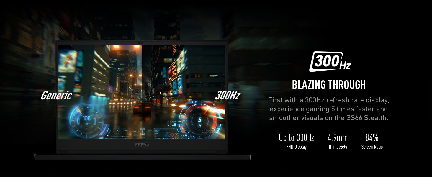 300hz fast processing speeds gaming laptop