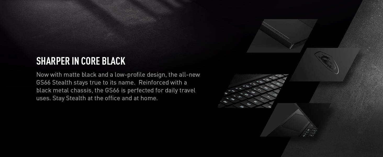core black exterior gaming laptop