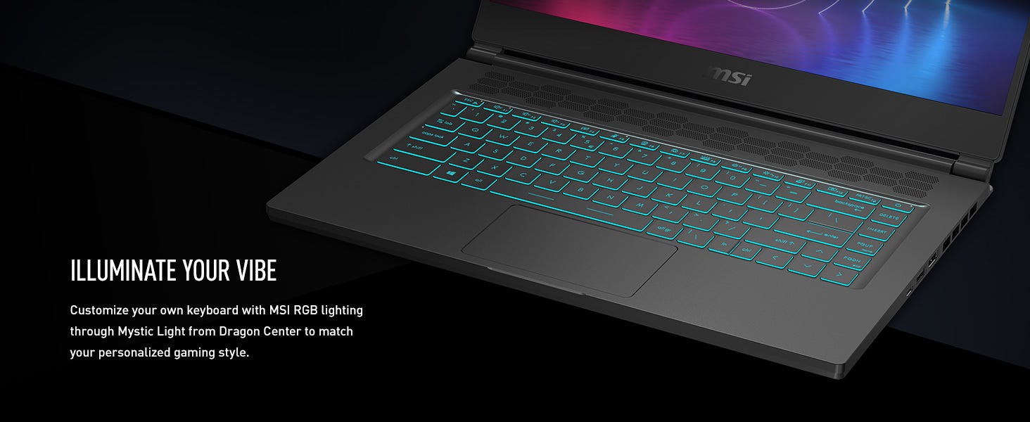 RGB keyboard gaming laptop