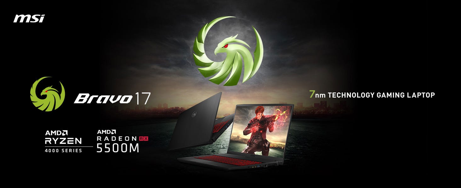 msi gaming laptop bravo 17
