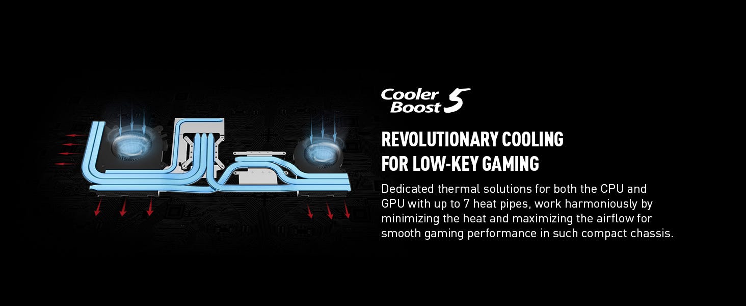maximum cooling fan gaming laptop