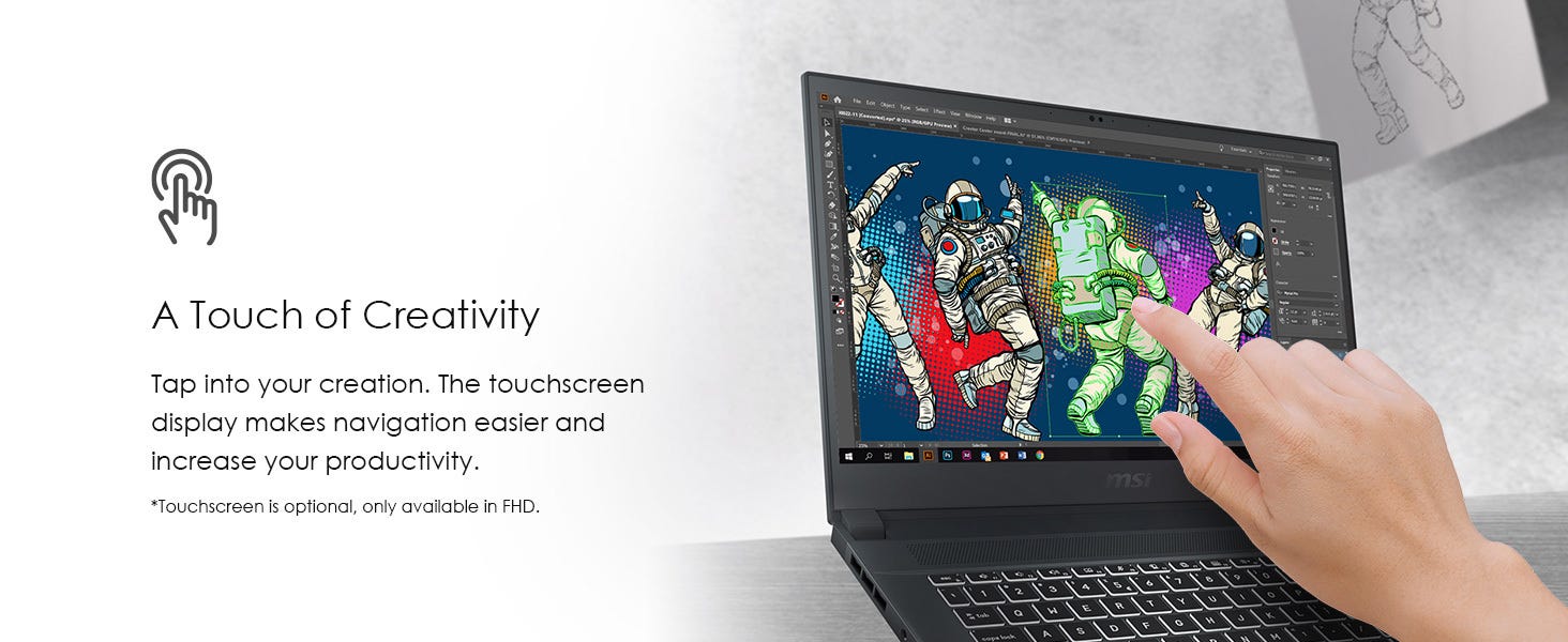 touch screen display