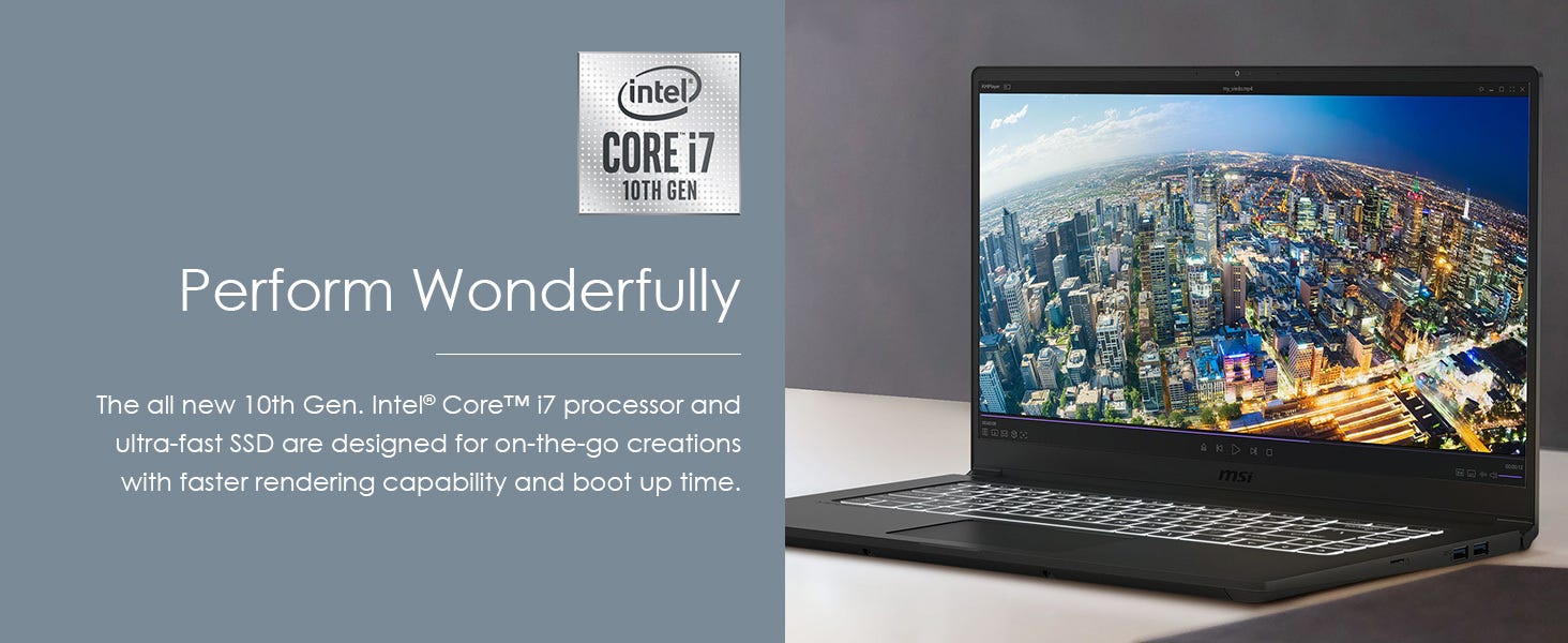 intel i7 processor notebook laptop