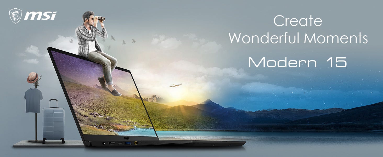 modern 15 notebook laptop