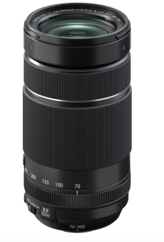 Fujifilm XF 70-300mm f/4-5.6 R LM OIS WR Lens, Black