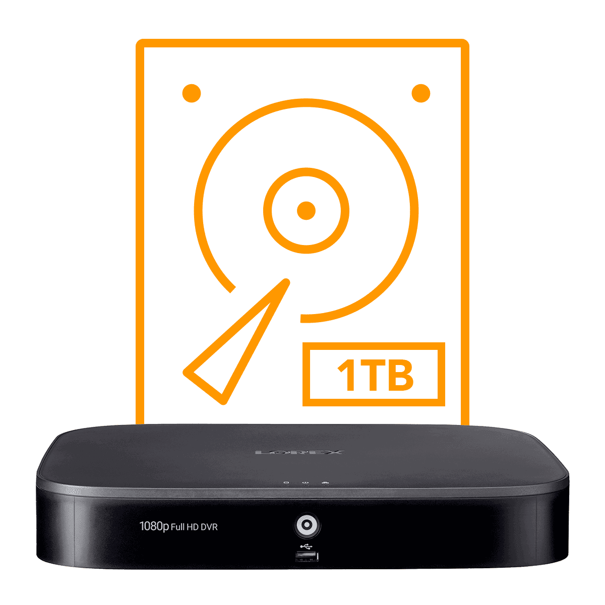 Reliable Security Grade Hard Drive.