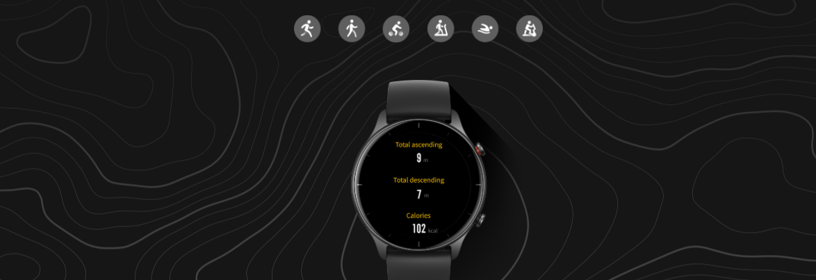 90 Built-In Sports Modes. Smart Recognition Of Sports Modes.