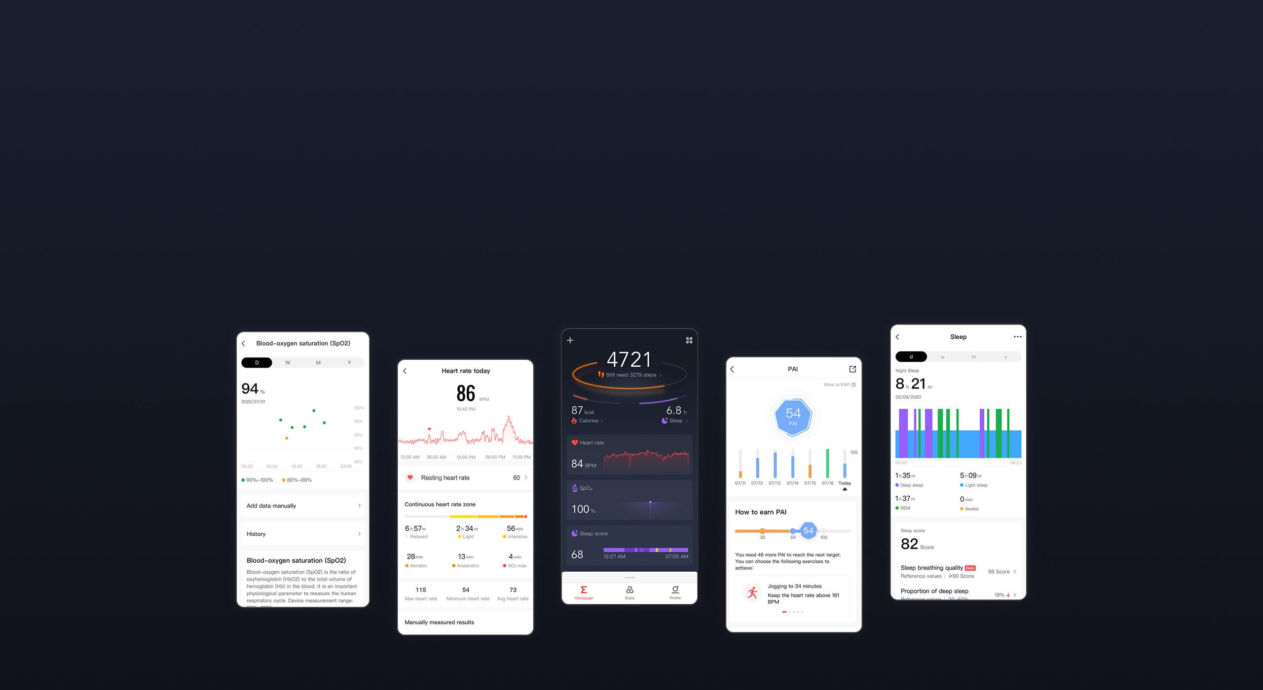 Compatible With The Zepp App. Optimized Health Data Management.
