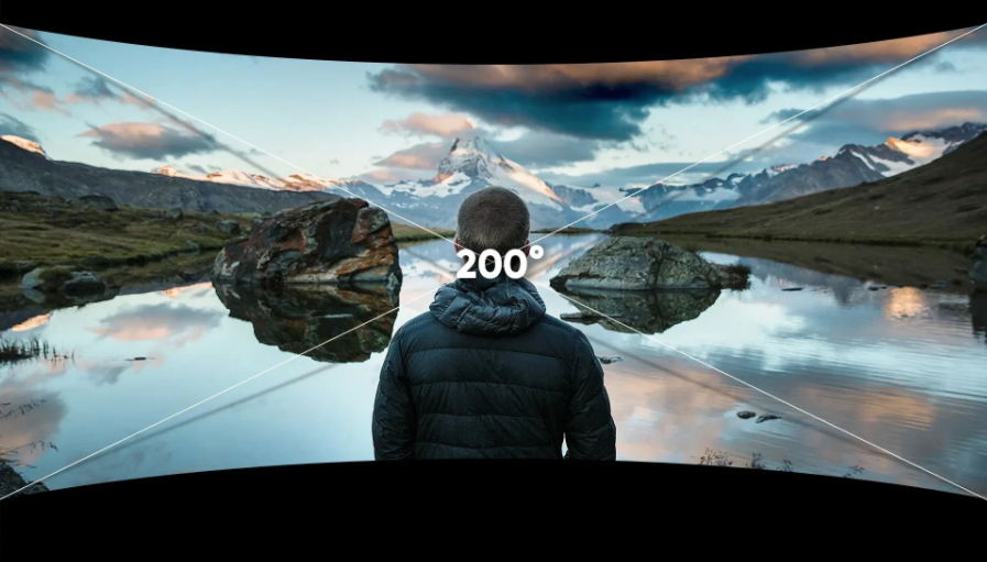 Ultra Wide 200 Degree FOV.