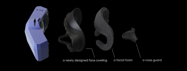 Ergonomically Designed face pad and strap