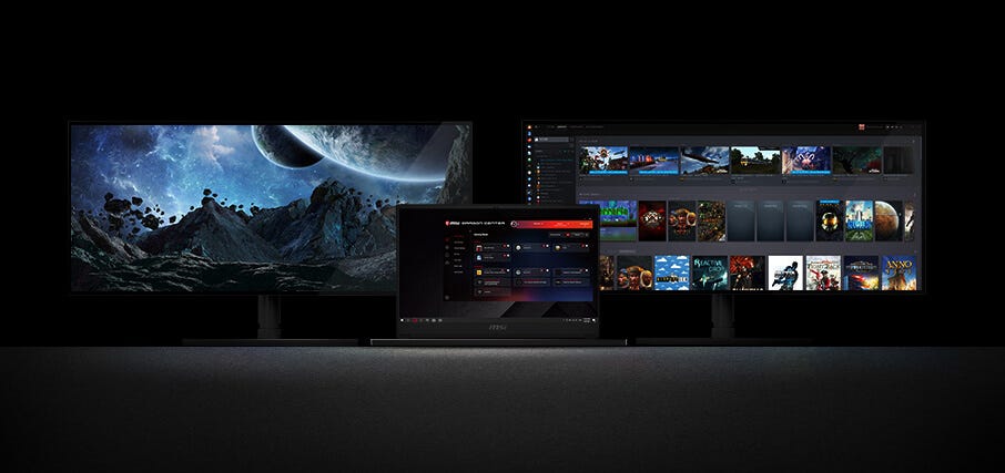 Matrix Display - Multi Task With Up To 3 Monitors.