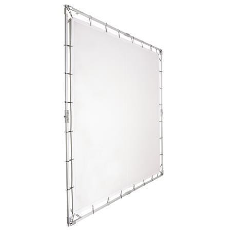 Lightweight hollow aluminum portable scrim