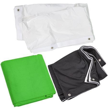 3 types of fabric included with portable light modifier