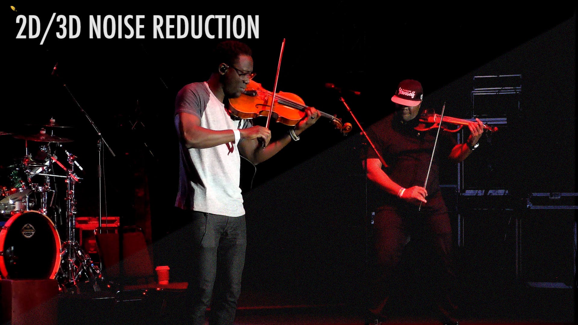 Advanced 2D/3D Noise Reduction Function.