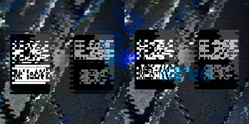 H.264/H.265 Video Streaming For Compression.