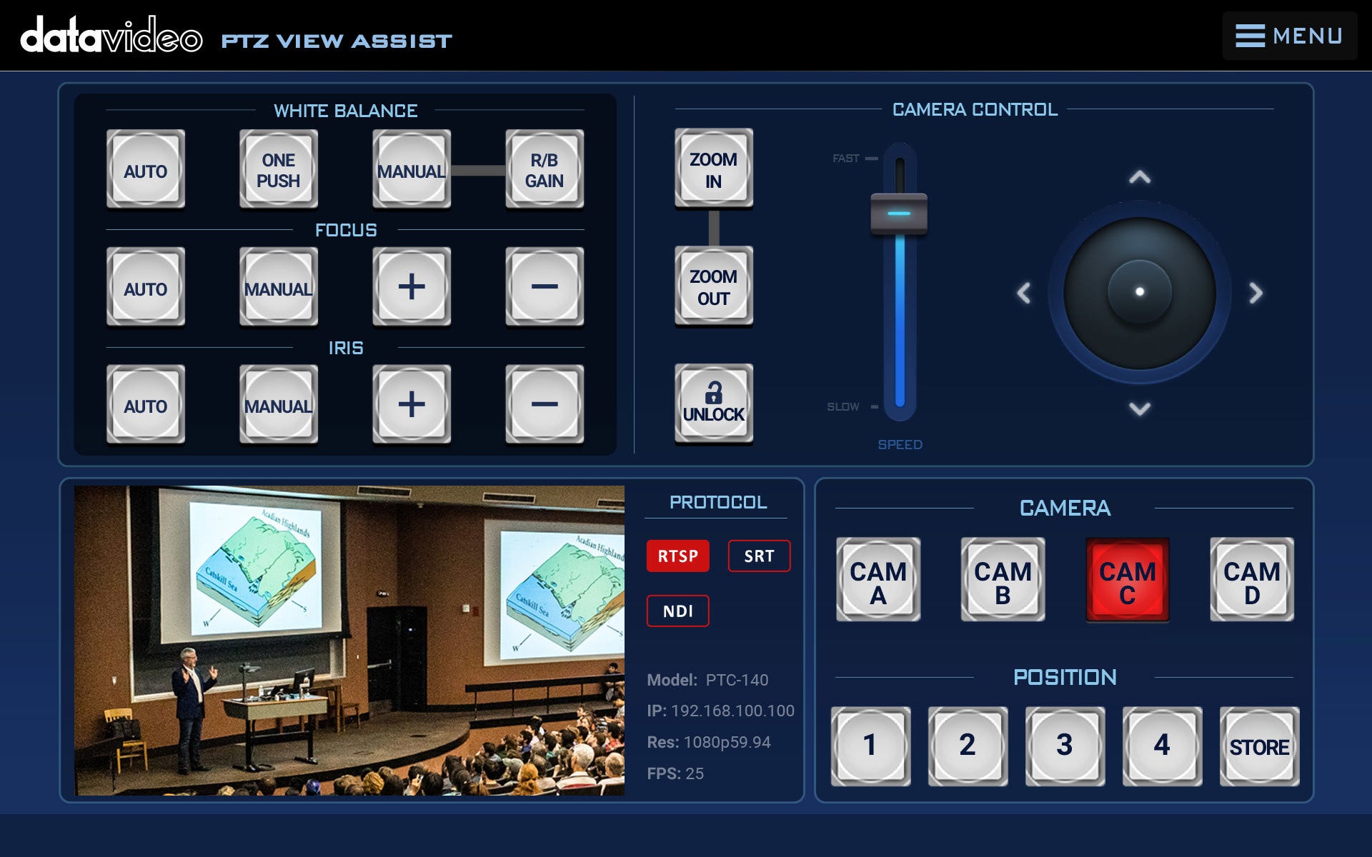 Free PTV View Assist App.