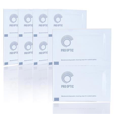 Lens cleaning wipes