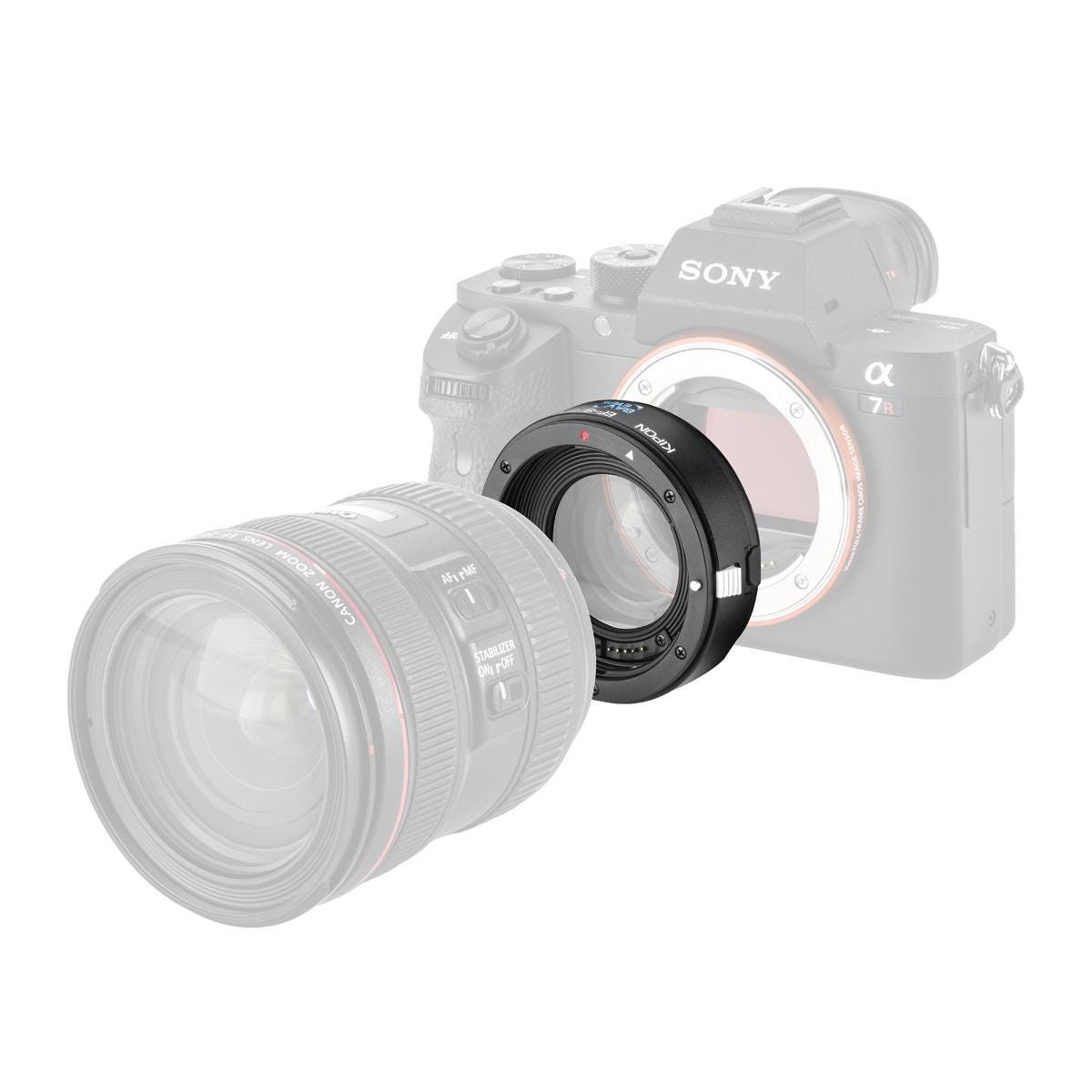 Canon lens to sony camera adapter mount