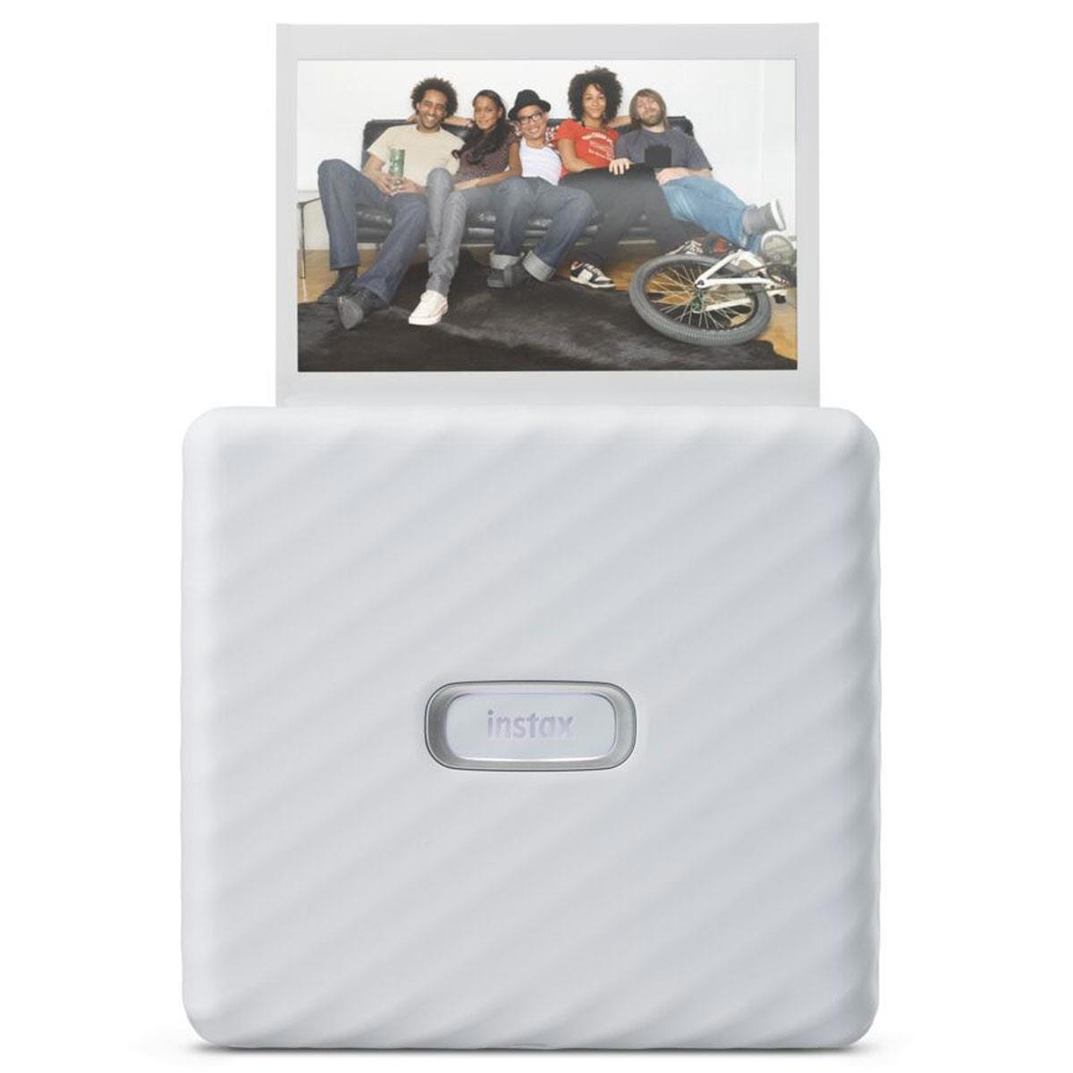 Fujifilm Instax Link Wide Smartphone Printer, Ash White 16719550