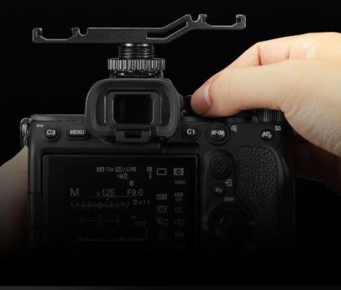 Undisturbed camera adjustment