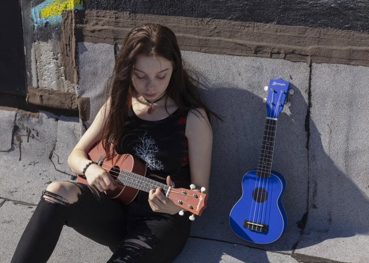 Take your ukulele to the beach
