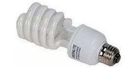 Two Flicker-free 26 watt Fluorescent Spiral Lamps