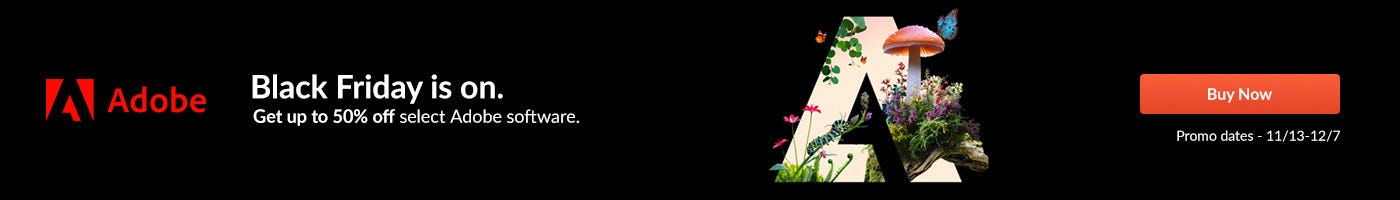 Adobe Black Friday promo deals