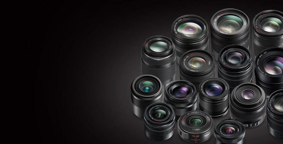 A Wide Lineup of LUMIX G Lenses