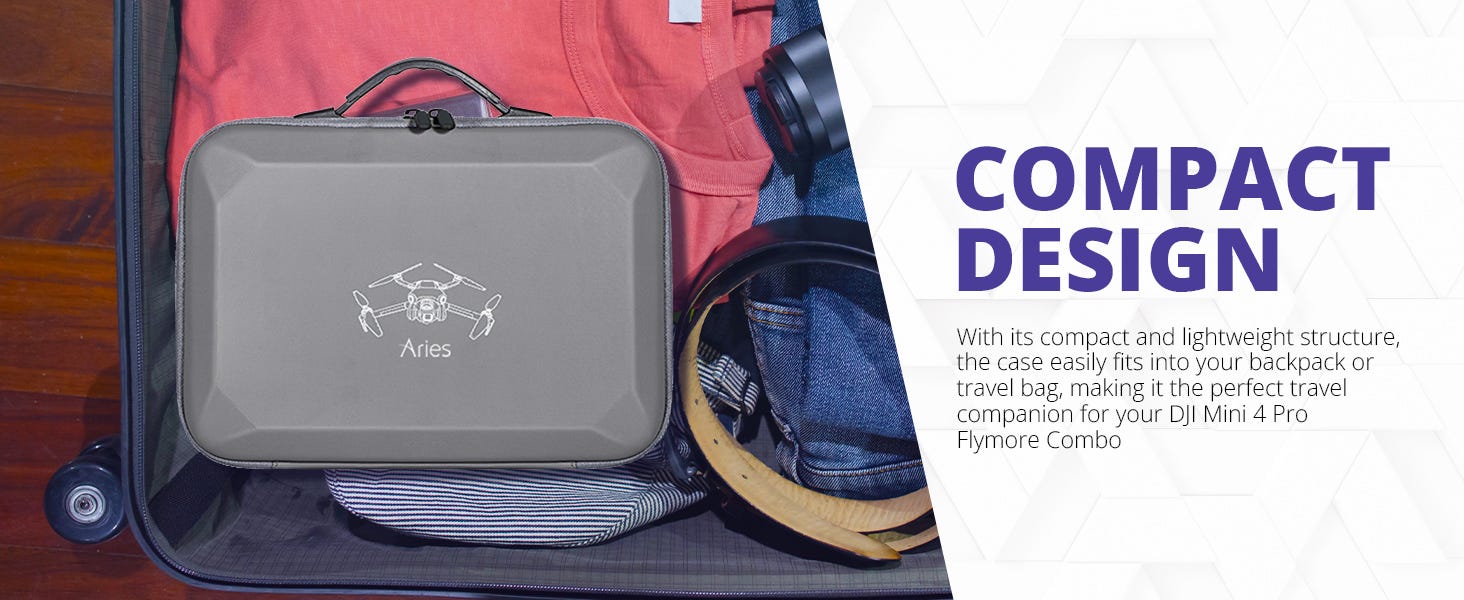 ARIES DJI MINI 4 PRO CASE FLYMORE COMBO 
