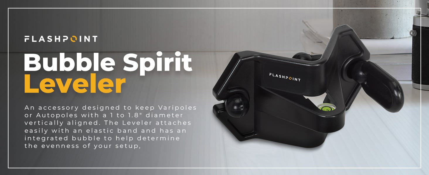 Flashpoint Bubble Spirit Leveler with Rubber Segregated Latch