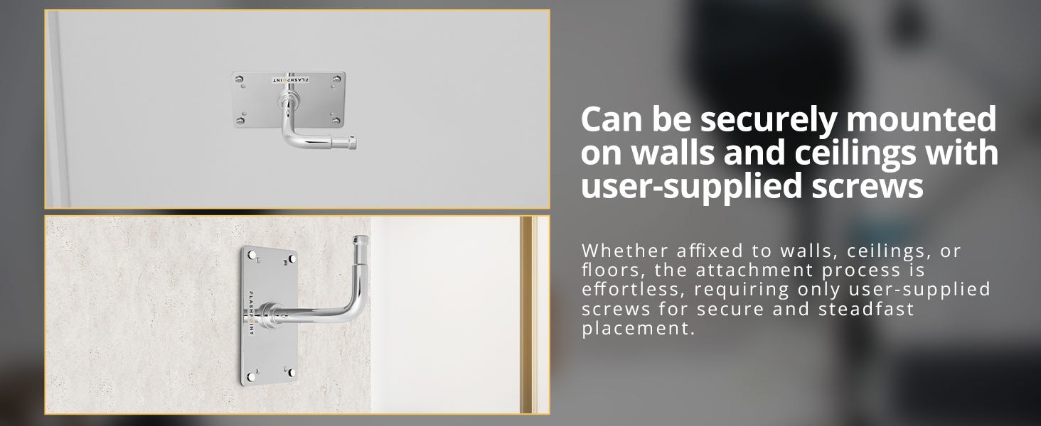 Wall Plate with 90-Degree Baby Pin     