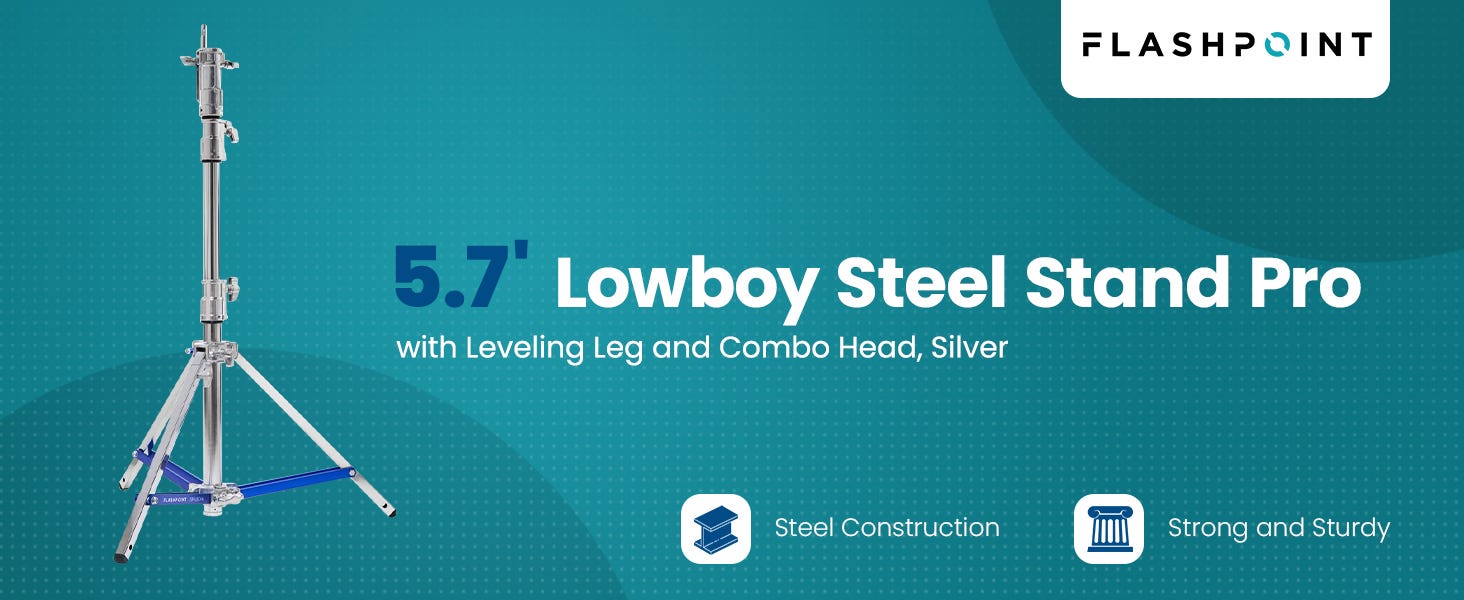 5.7' Lowboy Steel Stand Pro