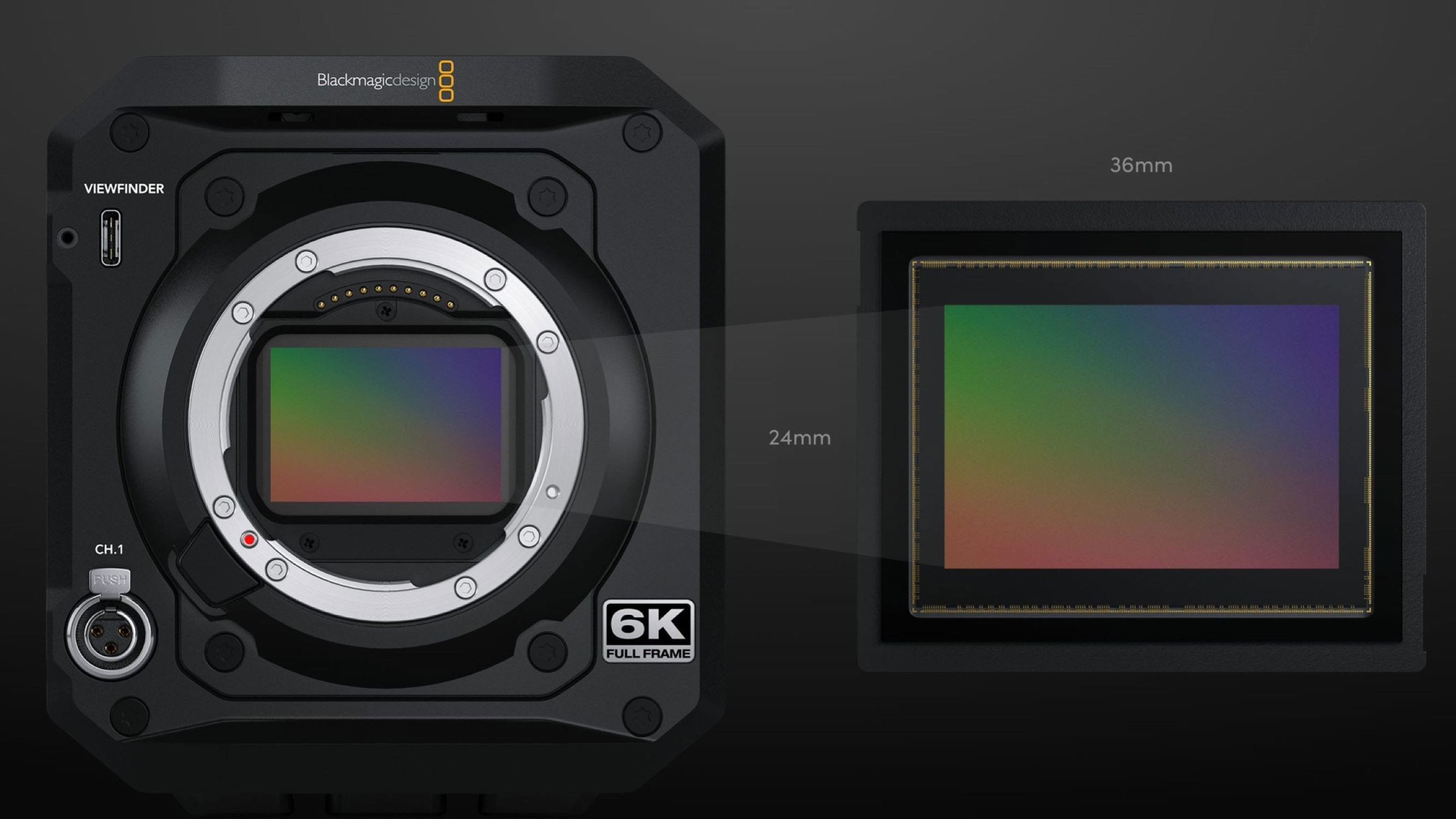 USED Blackmagic Design PYXIS 6K Cinema Camera, PL Mount