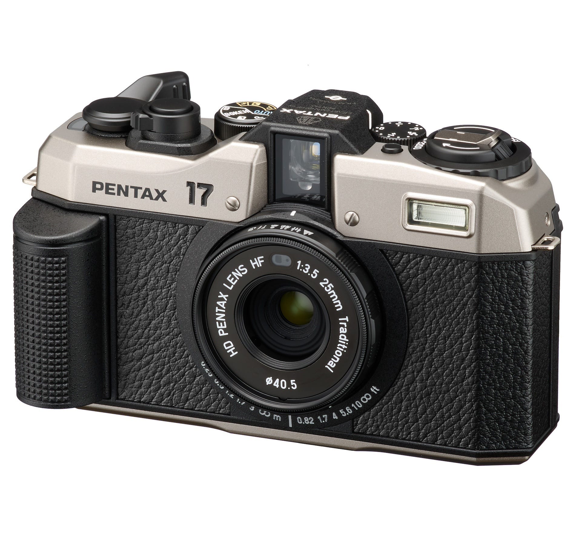 【海外限定】 Pentax 17 18928-RIM Silver Dark Camera, Film Compact Frame Half フィルムカメラ