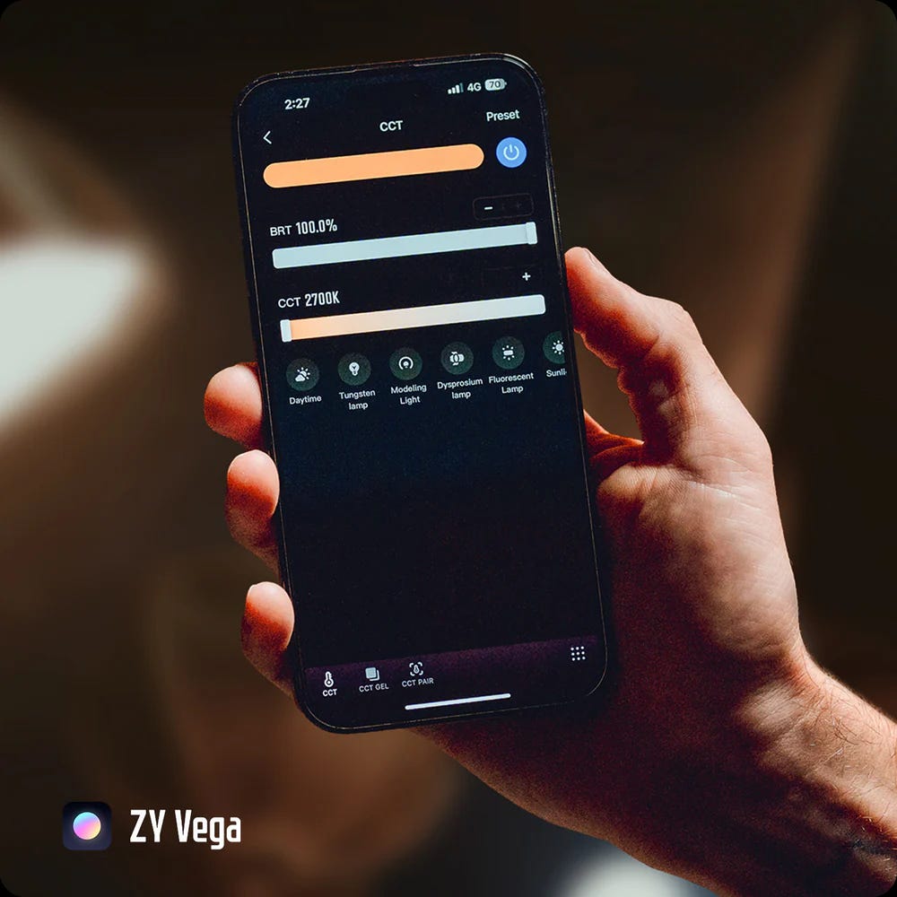 ZY Vega App for Wireless Control