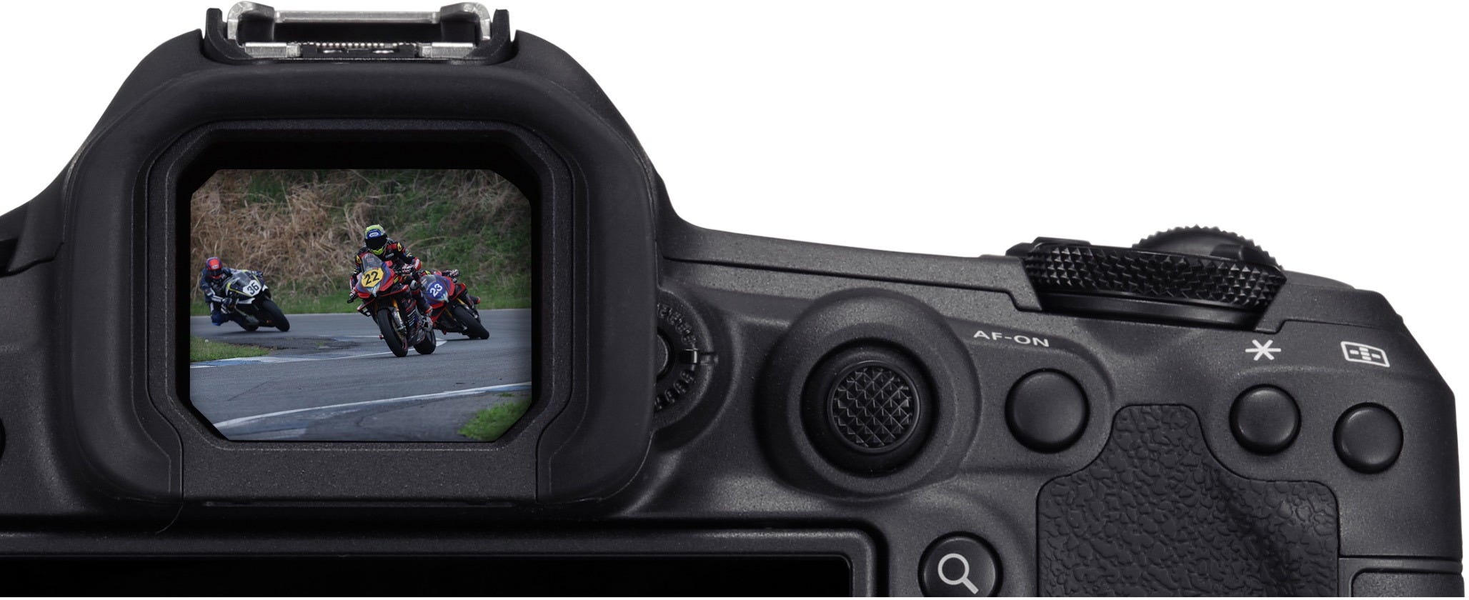 Canon EOS R5 Mark II Cámara Mirrorless 5 EVF brillante y claro