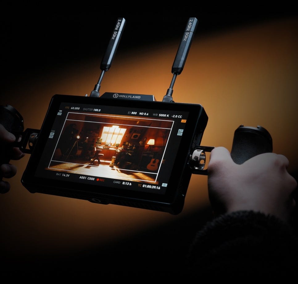 Hollyland Pyro 7 Wireless Transceiver Monitor 13 Faster. Longer. Stronger.