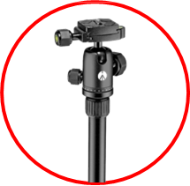 Aluminum Ball Head w/ independent pan lock
