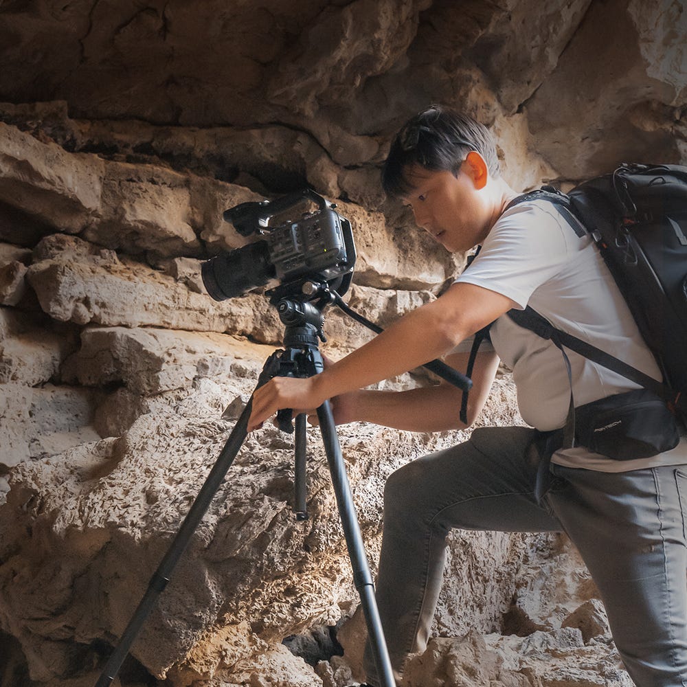 SmallRig x Potato Jet Tribex Hydraulic 3-Section Carbon Fiber Tripod Kit