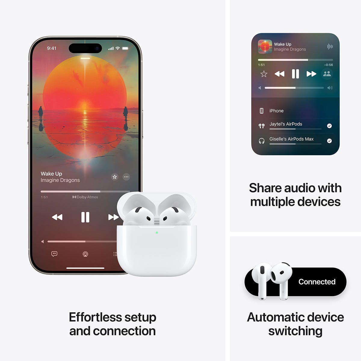 An instant connection.