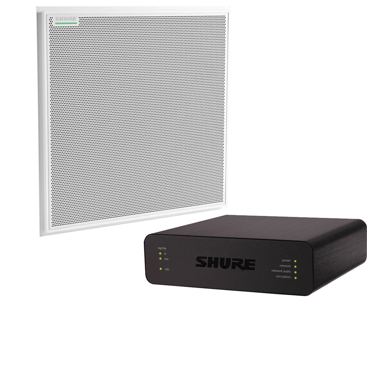 Shure MXA902W-S and ANIUSB-MATRIX Audio Conferencing Kit