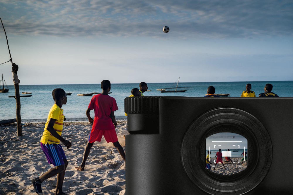 The improved viewfinder lets you see more