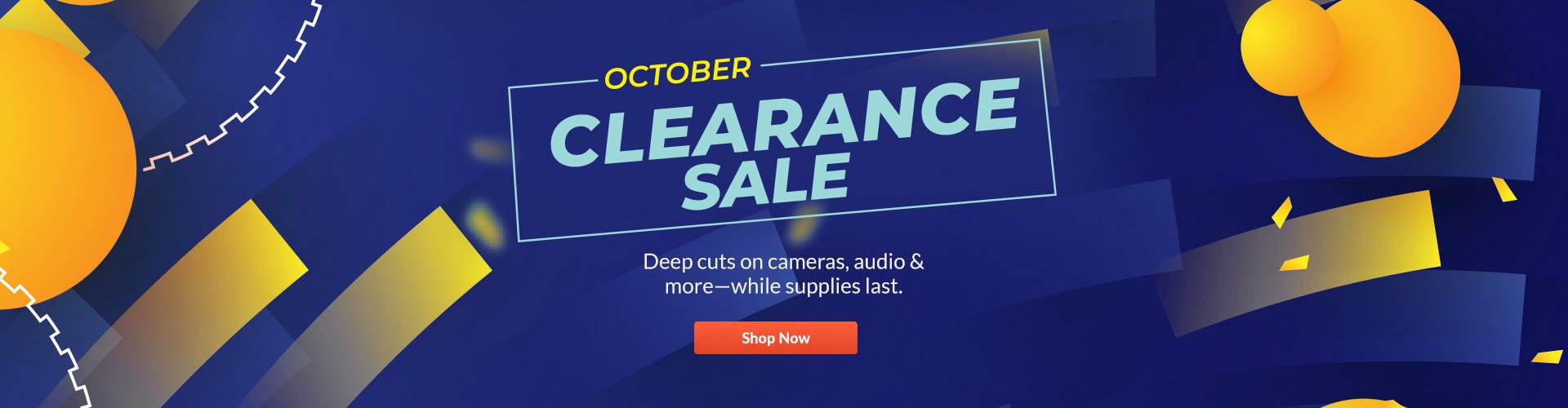 Oct Clearance Sale