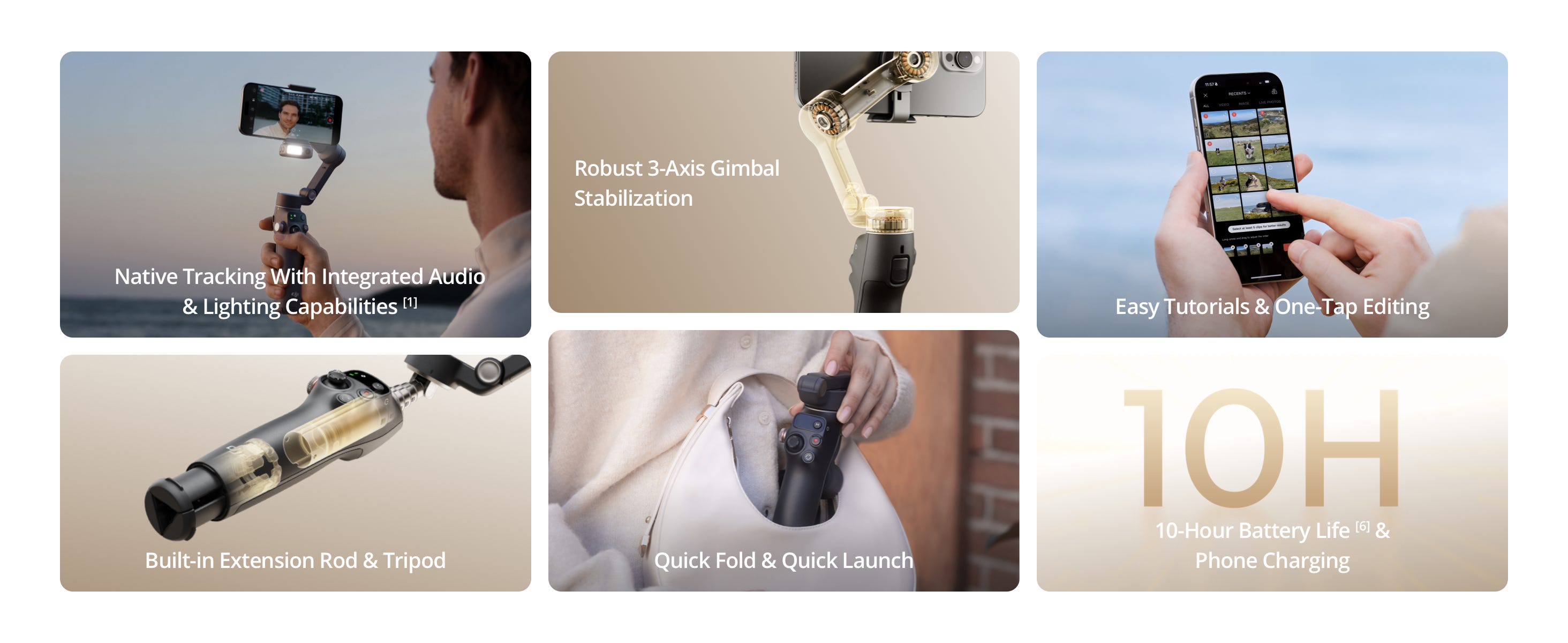 DJI Osmo Mobile 7P key features