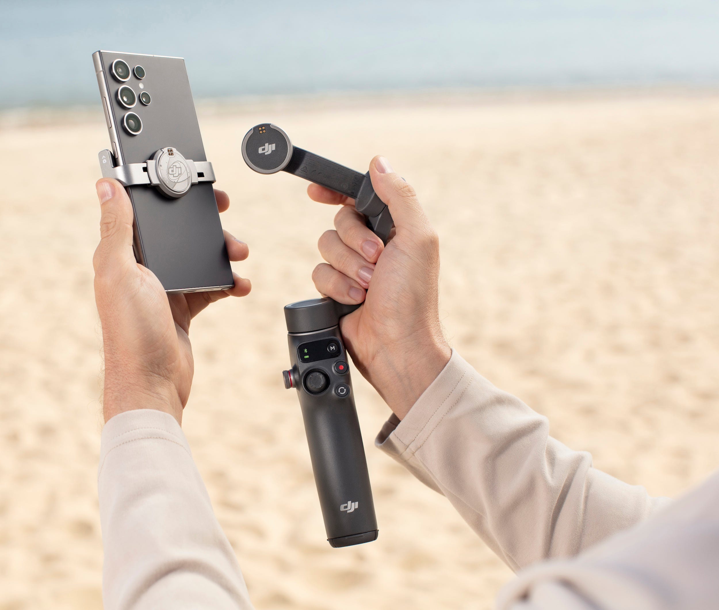 DJI Osmo Mobile 7P new magnetic clamp for Android phones
