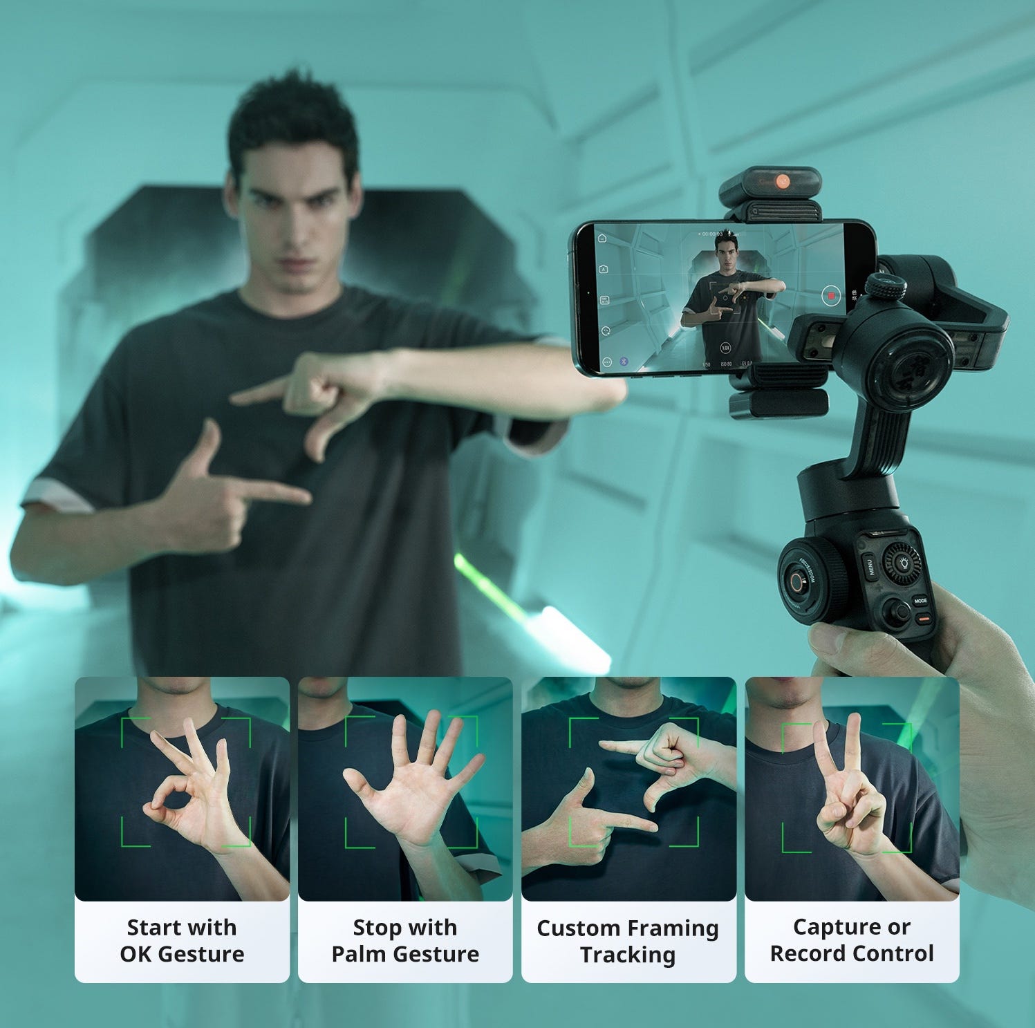 Zhiyun SMOOTH 5S AI 3-Axis Handheld Gimbal Stabilizer Pro for