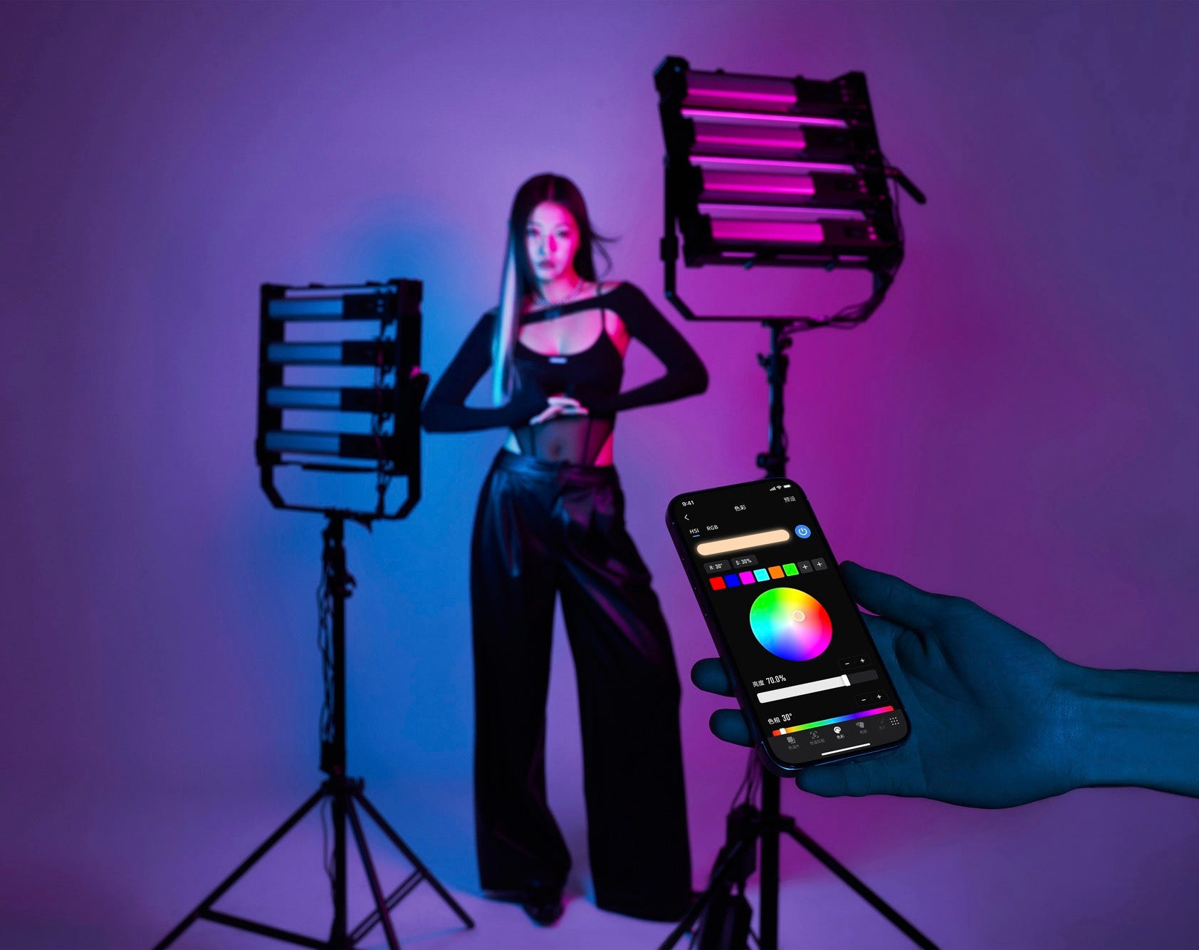 ZHIYUN CINEPEER C100 Light - RGB, 100W, Portable, Rich