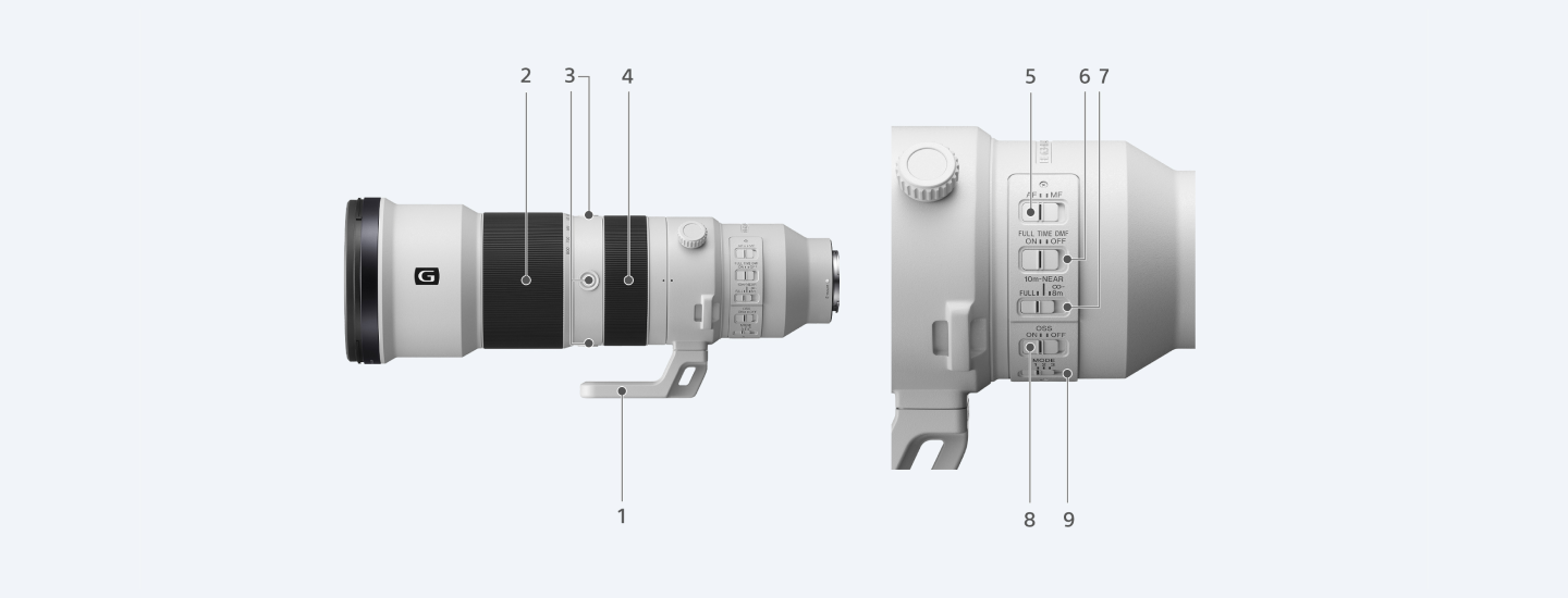 Sony FE 400-800mm lens focus hold allows users to lock focus at any time