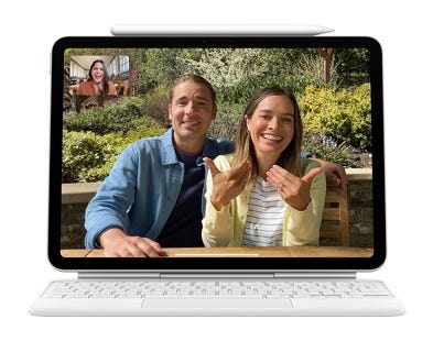 Apple iPad Air features a 12MP Center Stage front camera that’s perfect for video calls and selfies