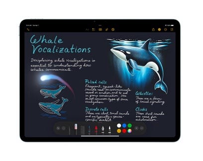 Apple iPad Air has Apple Intelligence - personal intelligence system that helps you write, express yourself, and get things done effortlessly